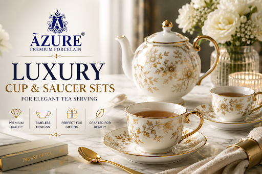 Luxury Cup and Saucer Sets for Elegant Tea Serving