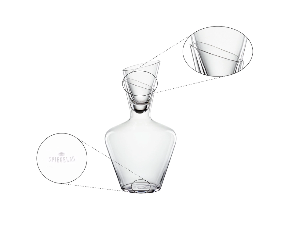 Spiegelau Definition Wine Carafe with Crystal Glass Stopper – 1.5L