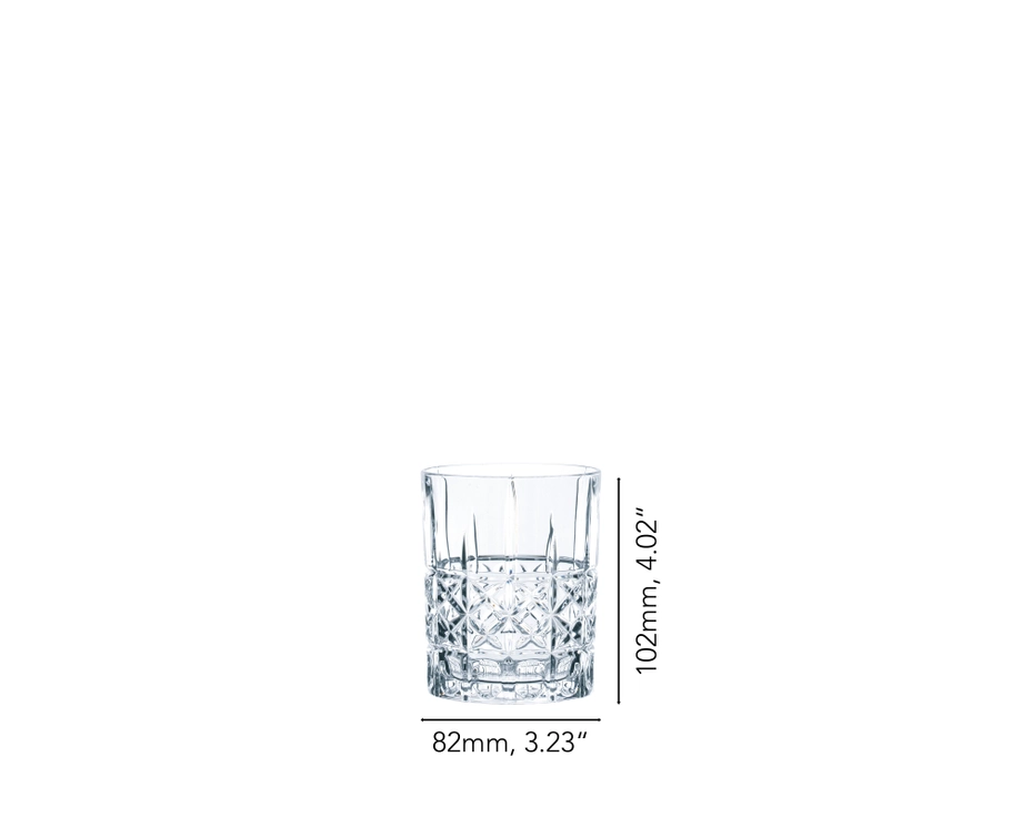 Spiegelau Elegance Cut Crystal Tumbler Set (6 Pieces) - 345ml German-Made Tumblers