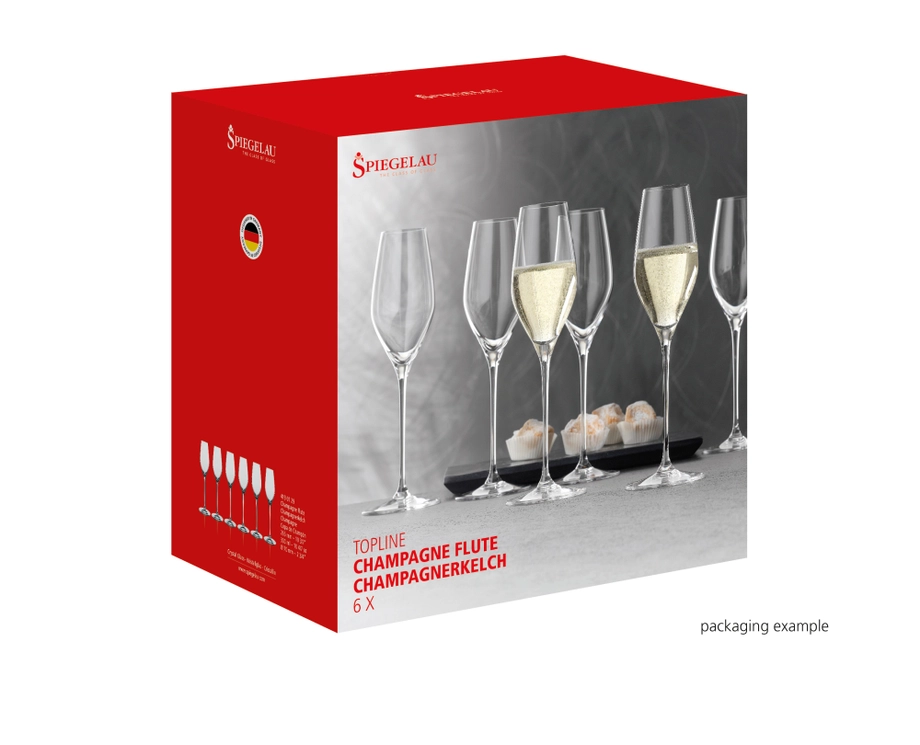 SPIEGELAU Topline Champagne Flute – Set of 6