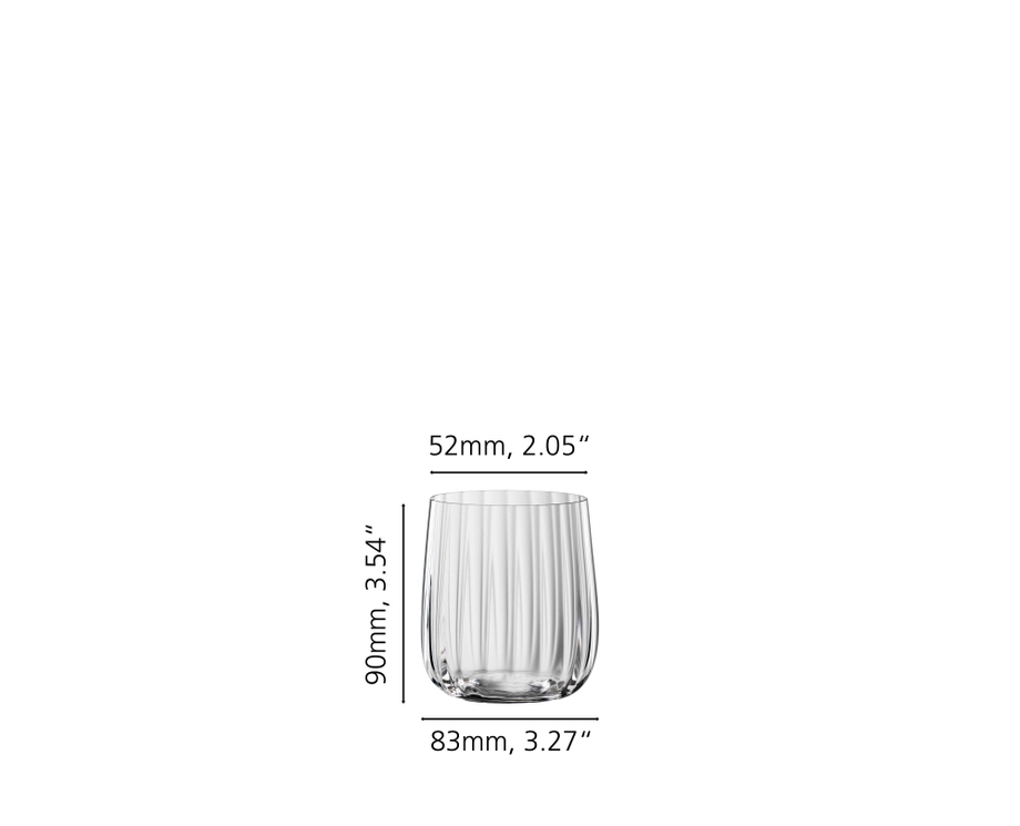 SPIEGELAU LifeStyle 4-Piece Whisky Tumbler Set – Crystal Glasses