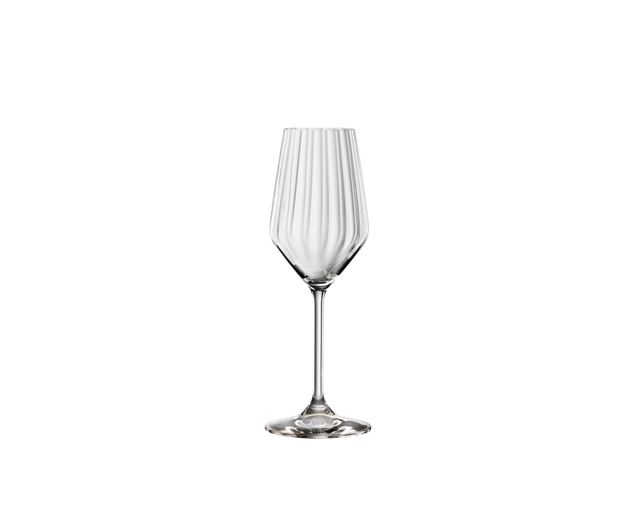 Spiegelau Lifestyle Champagne Glasses (310ml, Set of 4) - Crystal Glass - Made in Germany