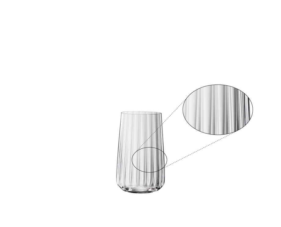 SPIEGELAU LifeStyle 4-Piece Long Drink Glass Set – Premium Crystal