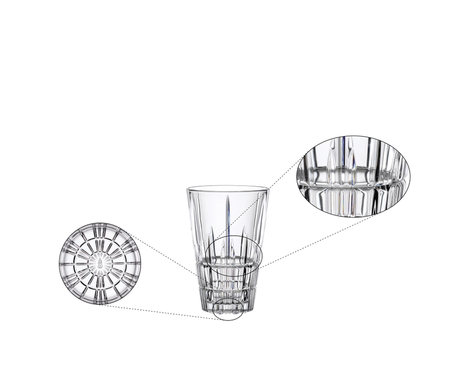 SPIEGELAU Perfect Serve Collection Latte Macchiato Glasses – Set of 4