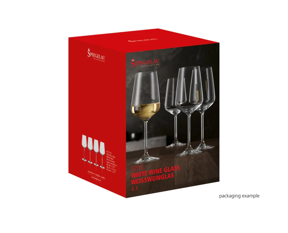 SPIEGELAU Salute Style White Wine Glasses – Set of 6