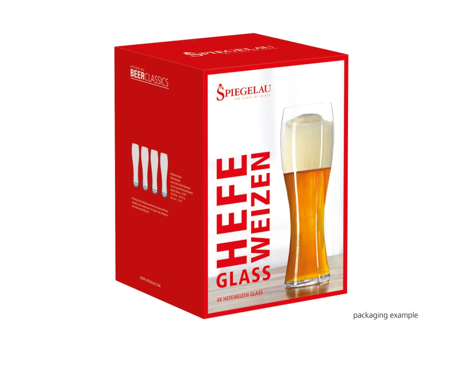 SPIEGELAU Beer Classics Hefeweizen Glass – Set of 4