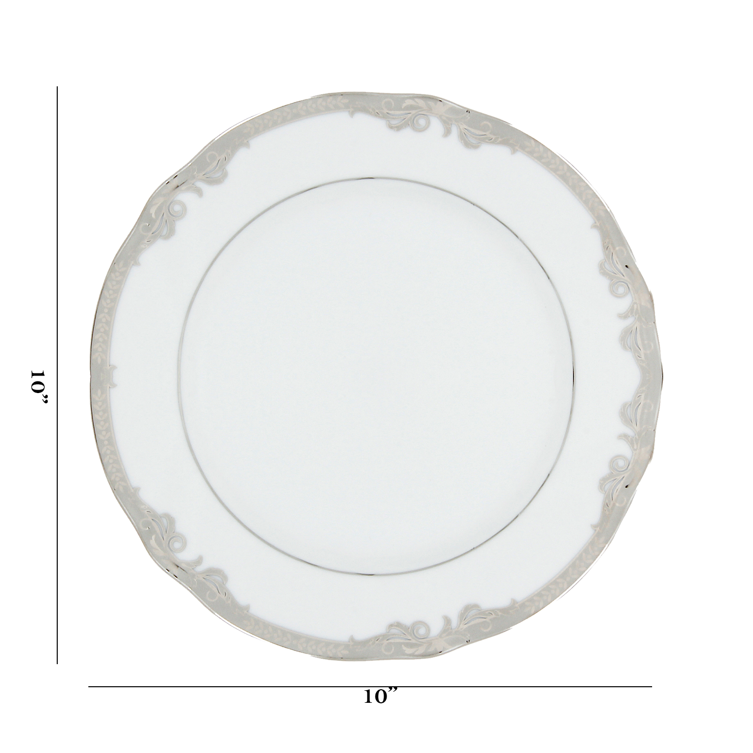 Azure Platinum Empress – 21 Piece Platinum Dinner Set