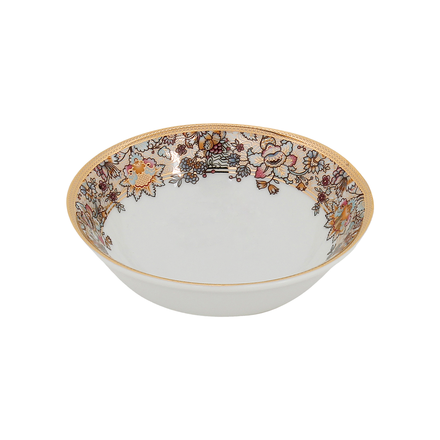 Azure Regalia – 21 Piece Gold Dinner Set
