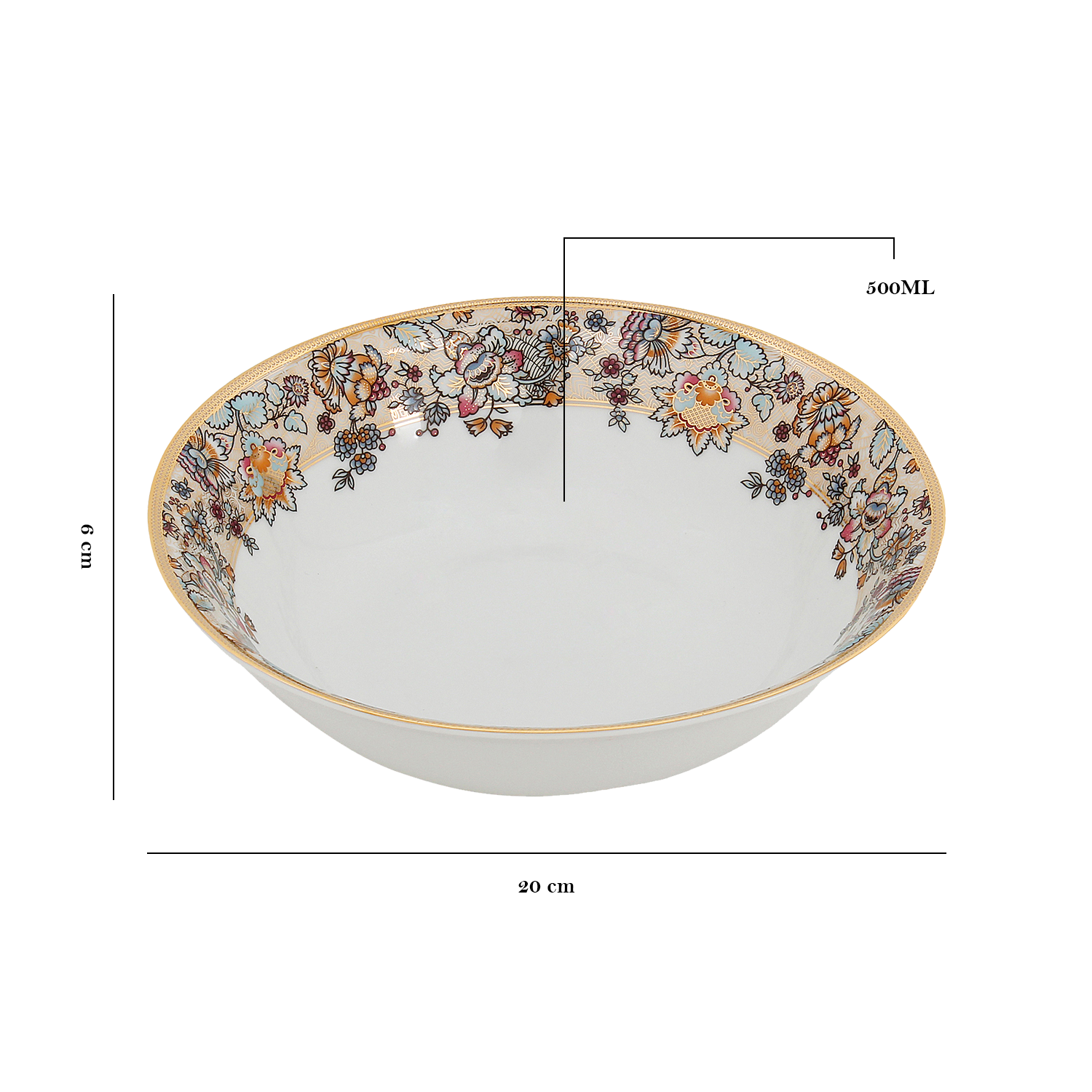 Azure Regalia – 21 Piece Gold Dinner Set