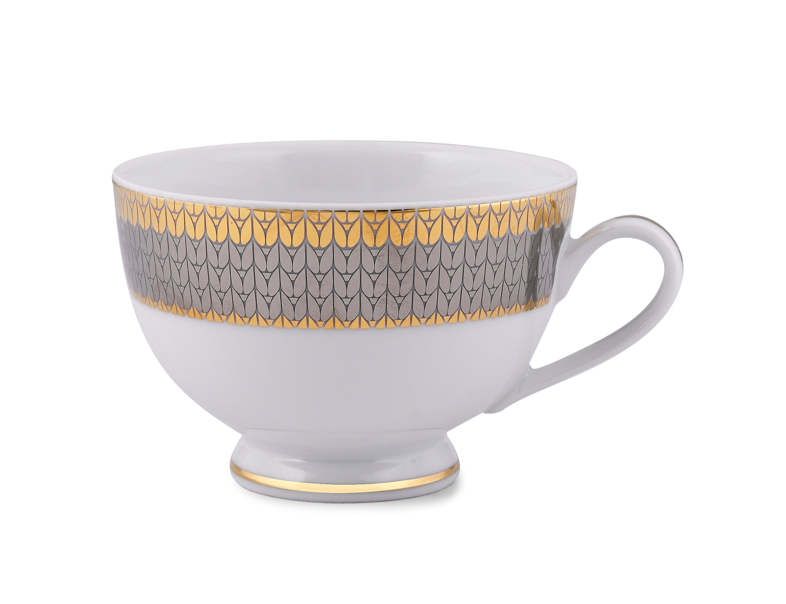 Azure by Dankotuwa Welkin – 12 Piece Gold Lining Tea Set