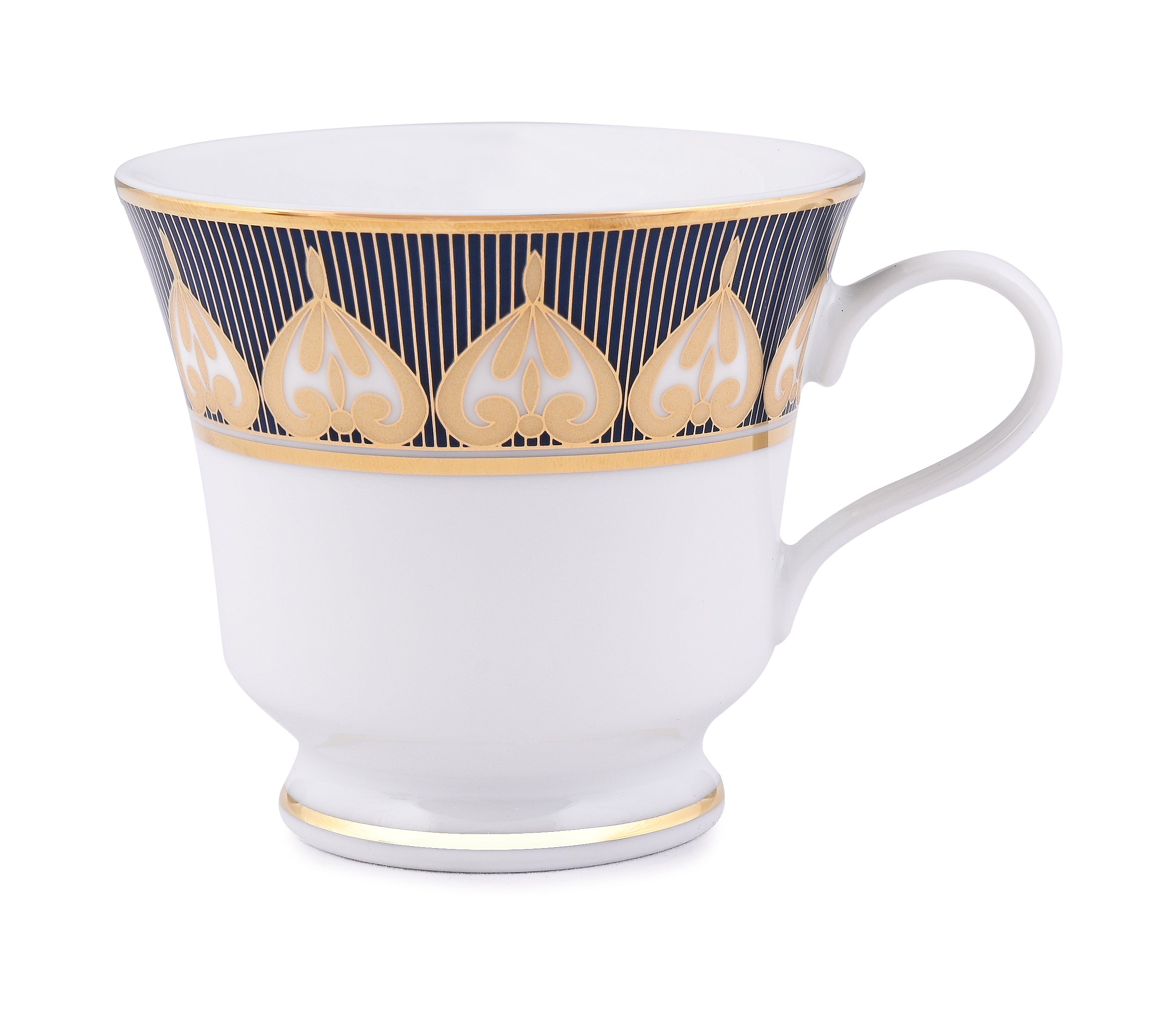 Azure by Dankotuwa Royal Calyx – 12 Piece Gold Lining Tea Set