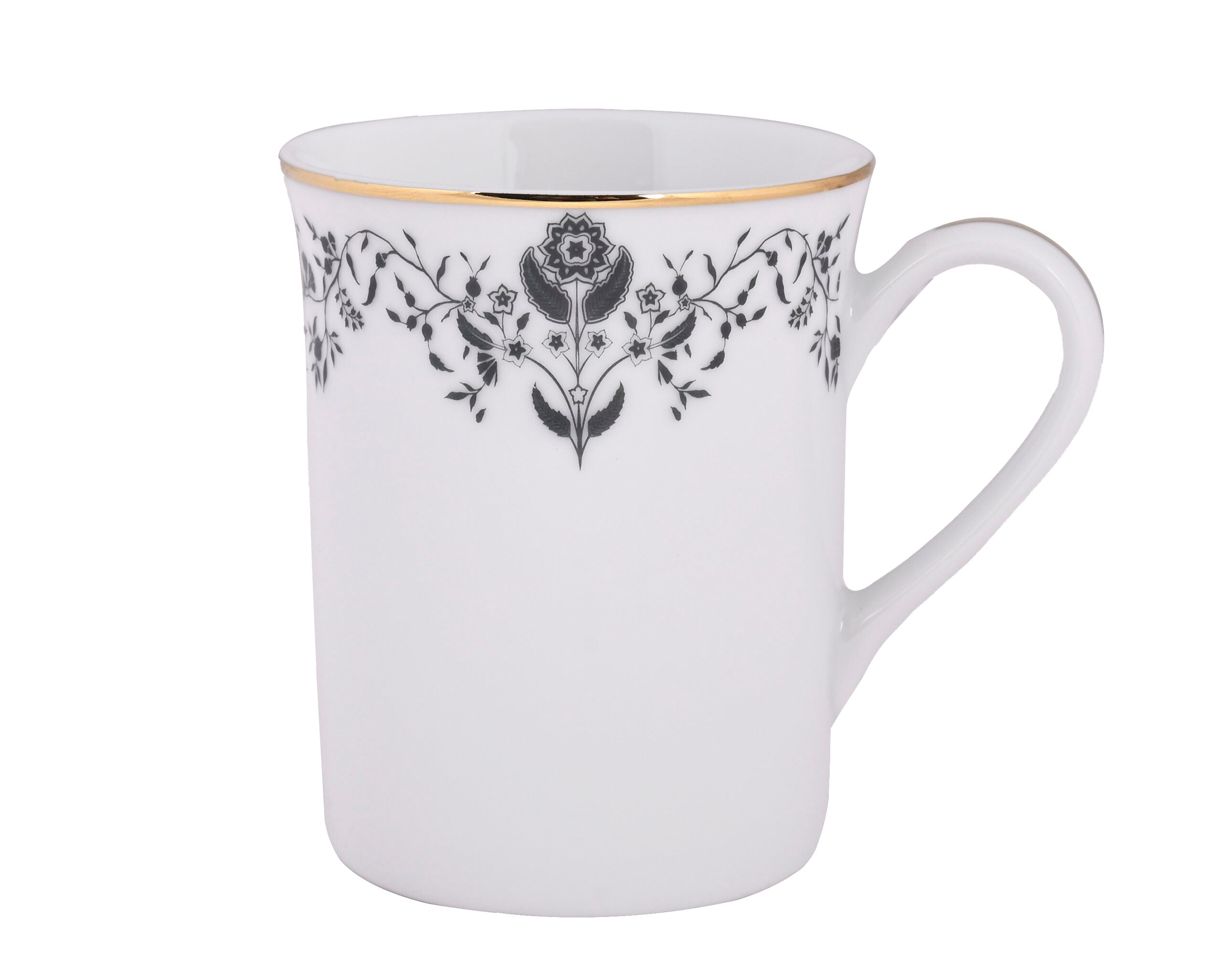 Azure by Dankotuwa Flouer – Set of 2 Gold Lining Mug Set