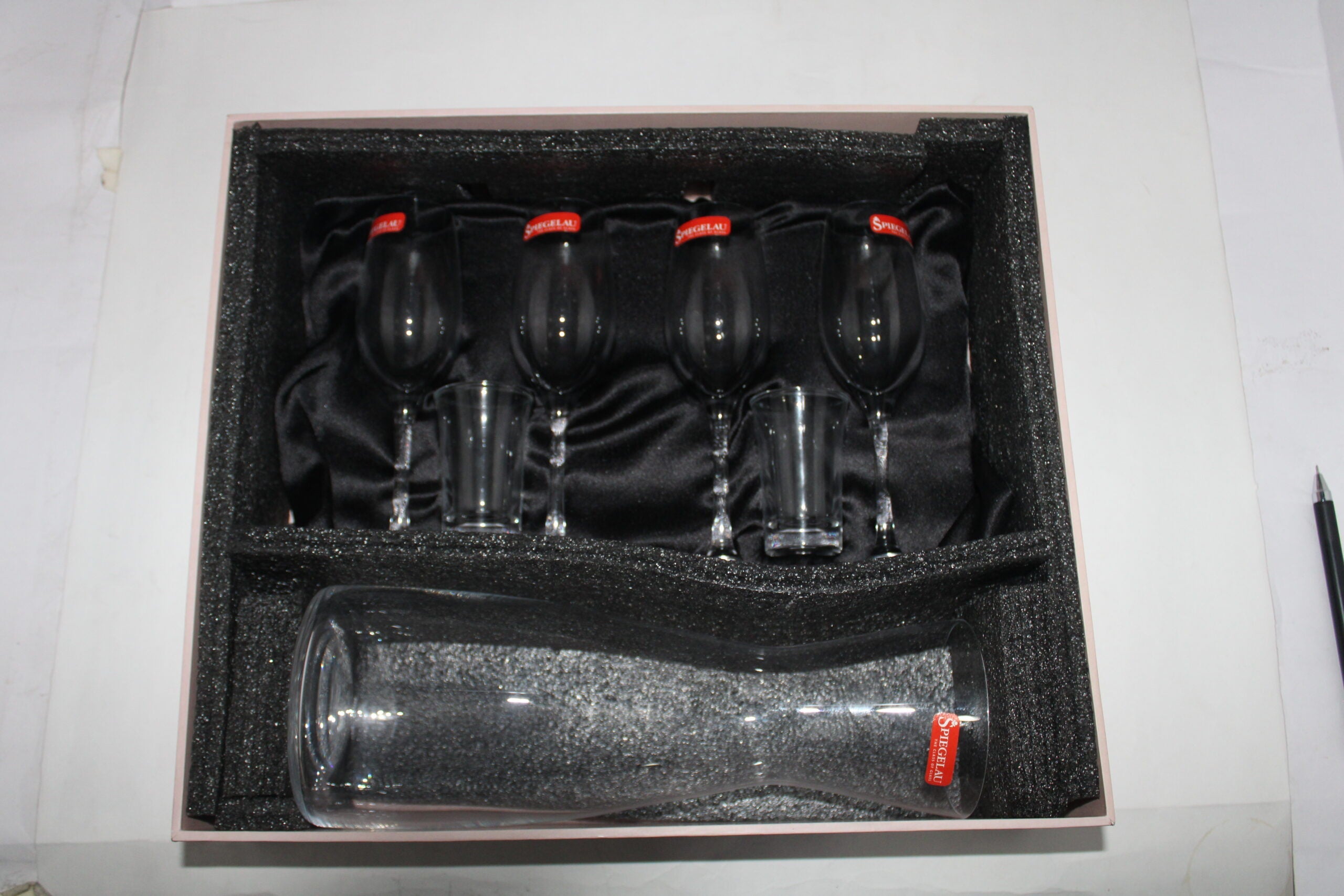 SPIEGELAU SHERRY GLASS & DECANTER SET | 7-Piece Crystal Set