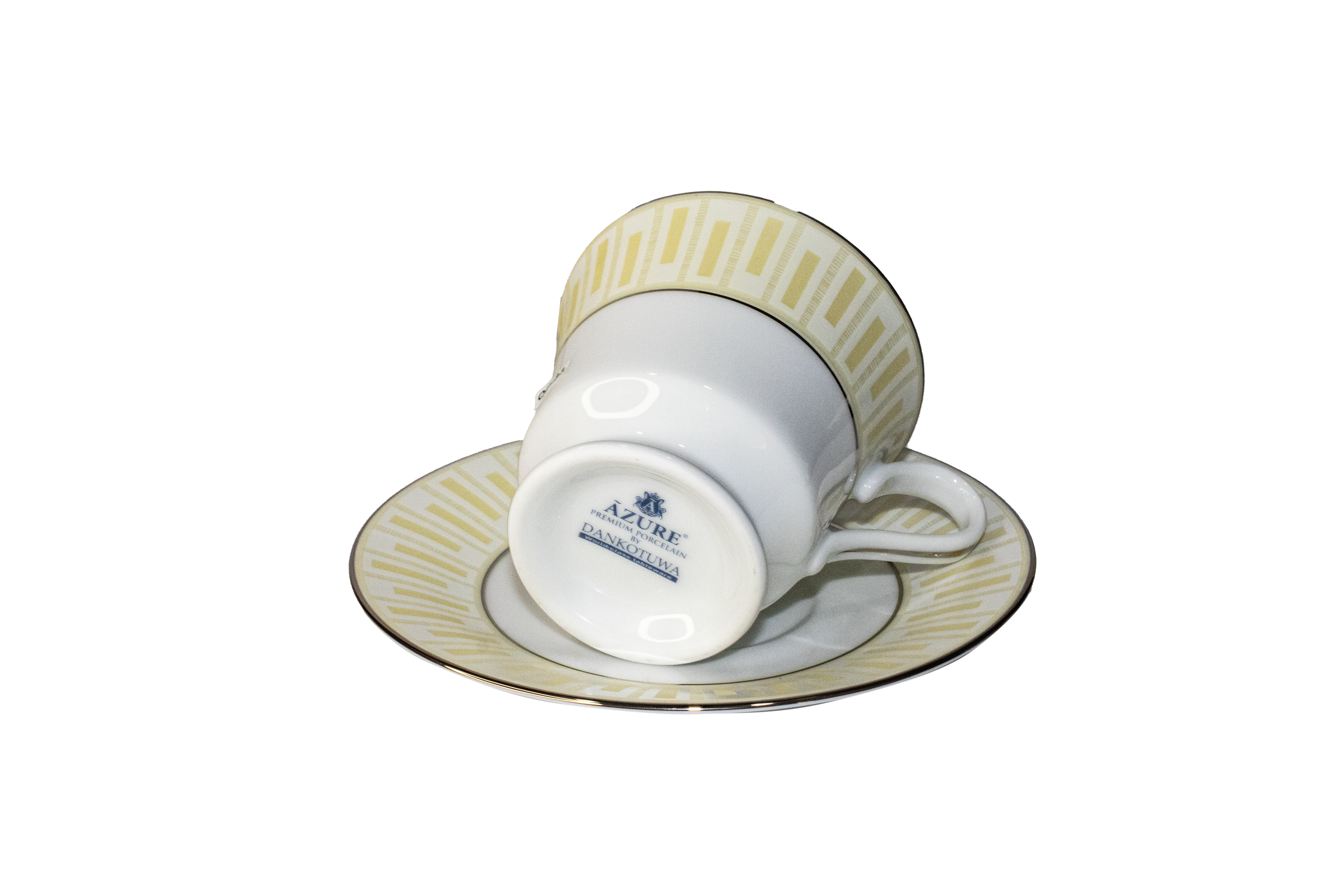 Azure by Dankotuwa Balad – 12 Piece Gold Lining Tea Set