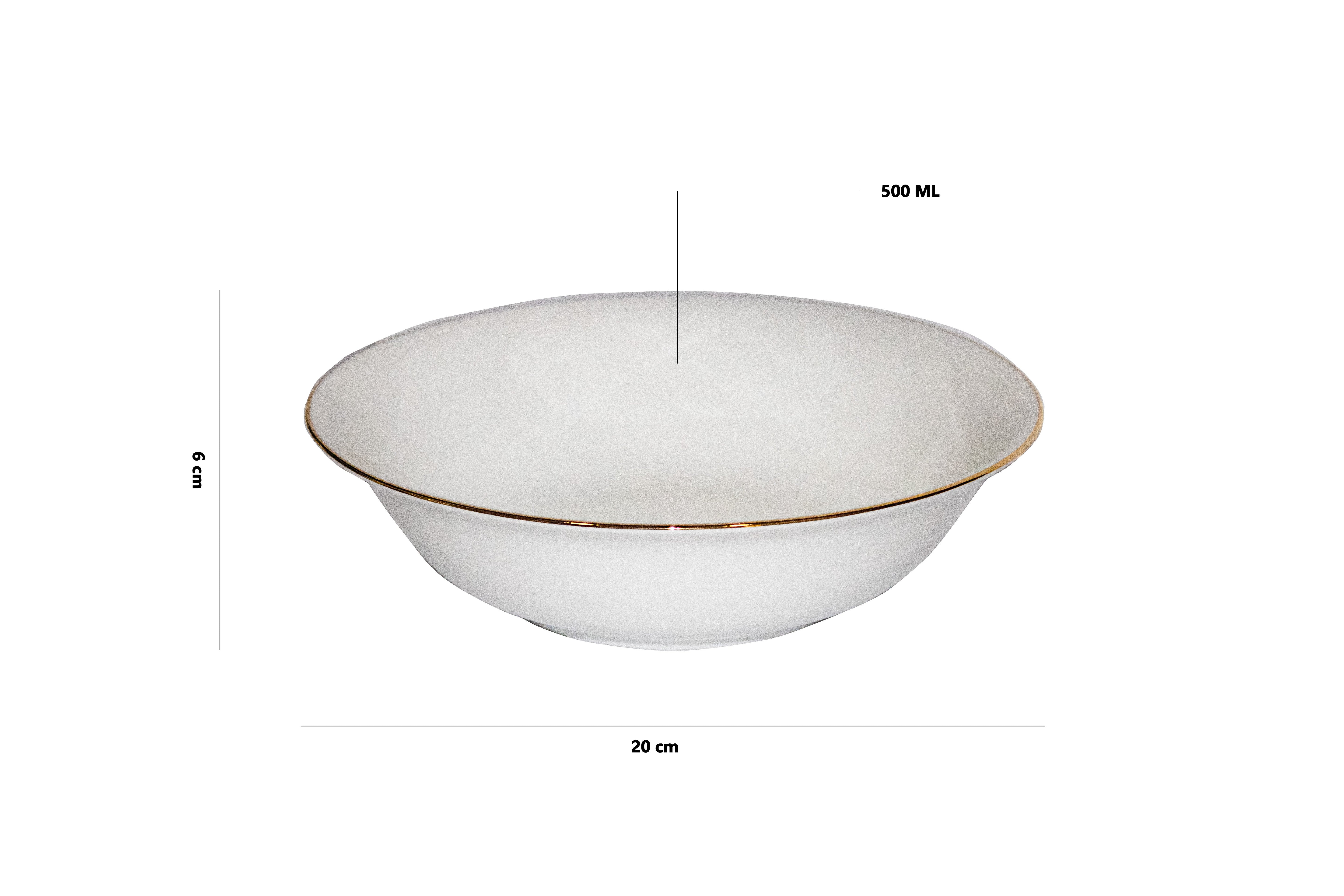 Azure Opaline Gold – 21 Piece Gold Dinner Set