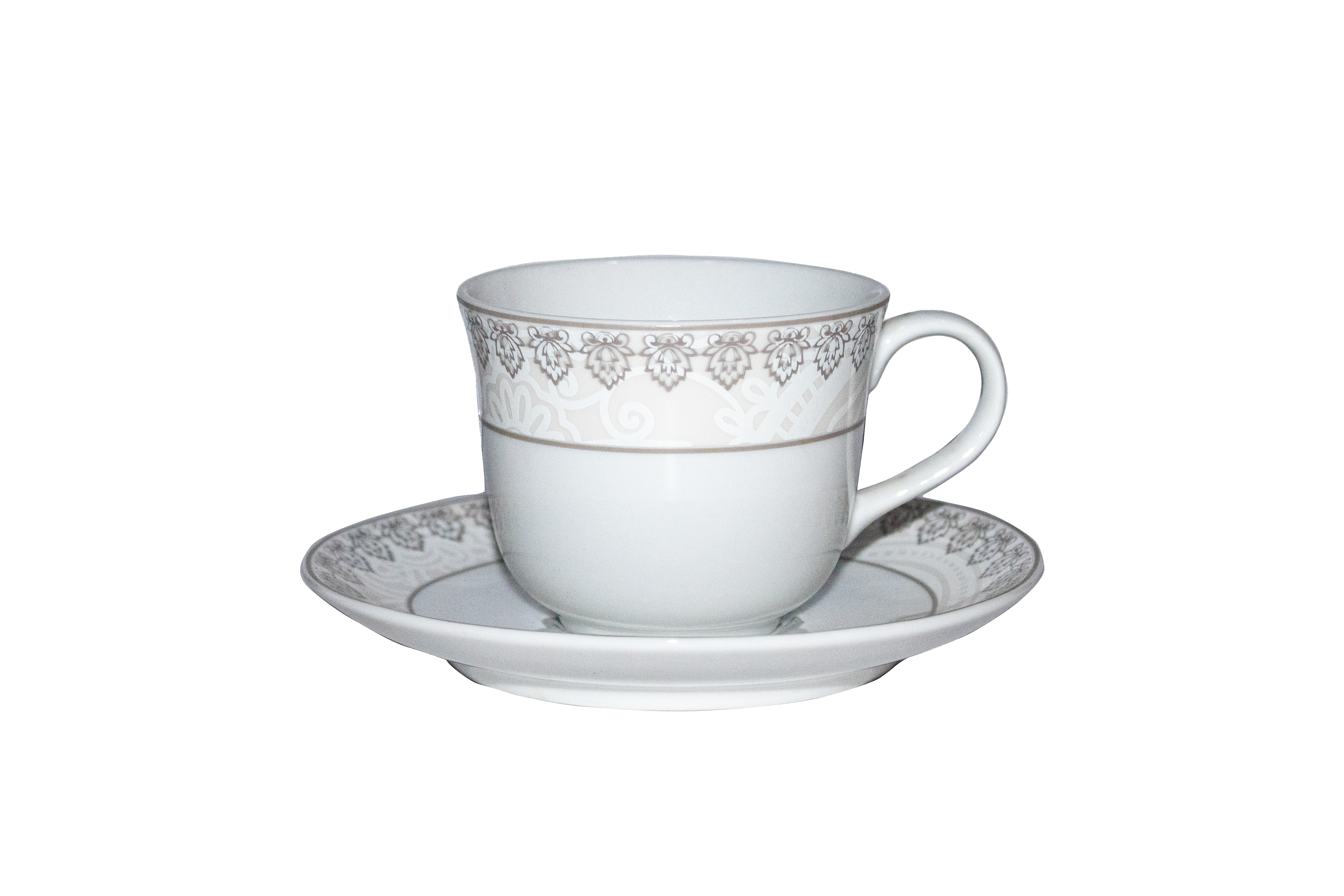 Azure Ivory Bloom – 12-Piece Tea Set