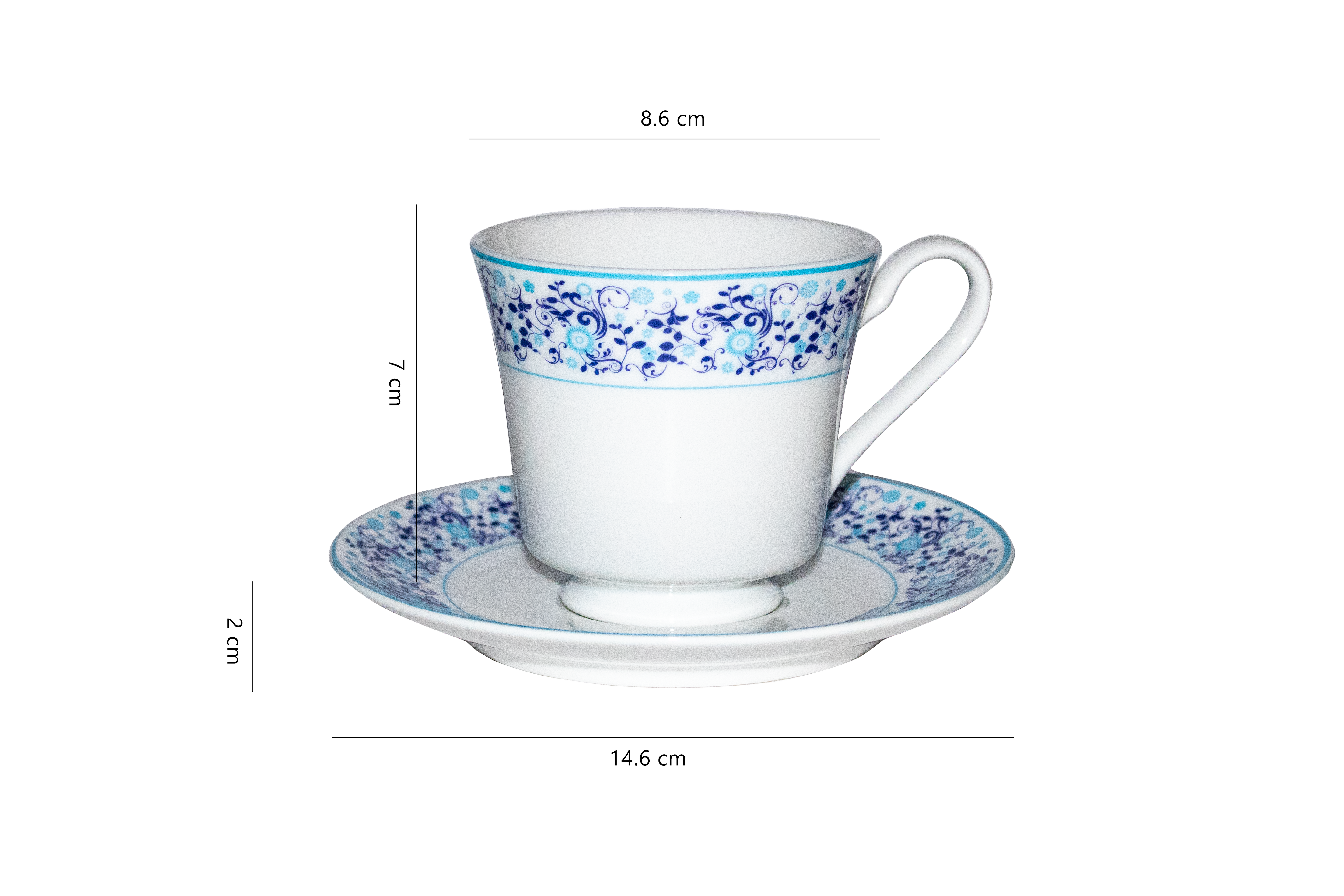 Azure Blue Mirage – 12-Piece Tea Set