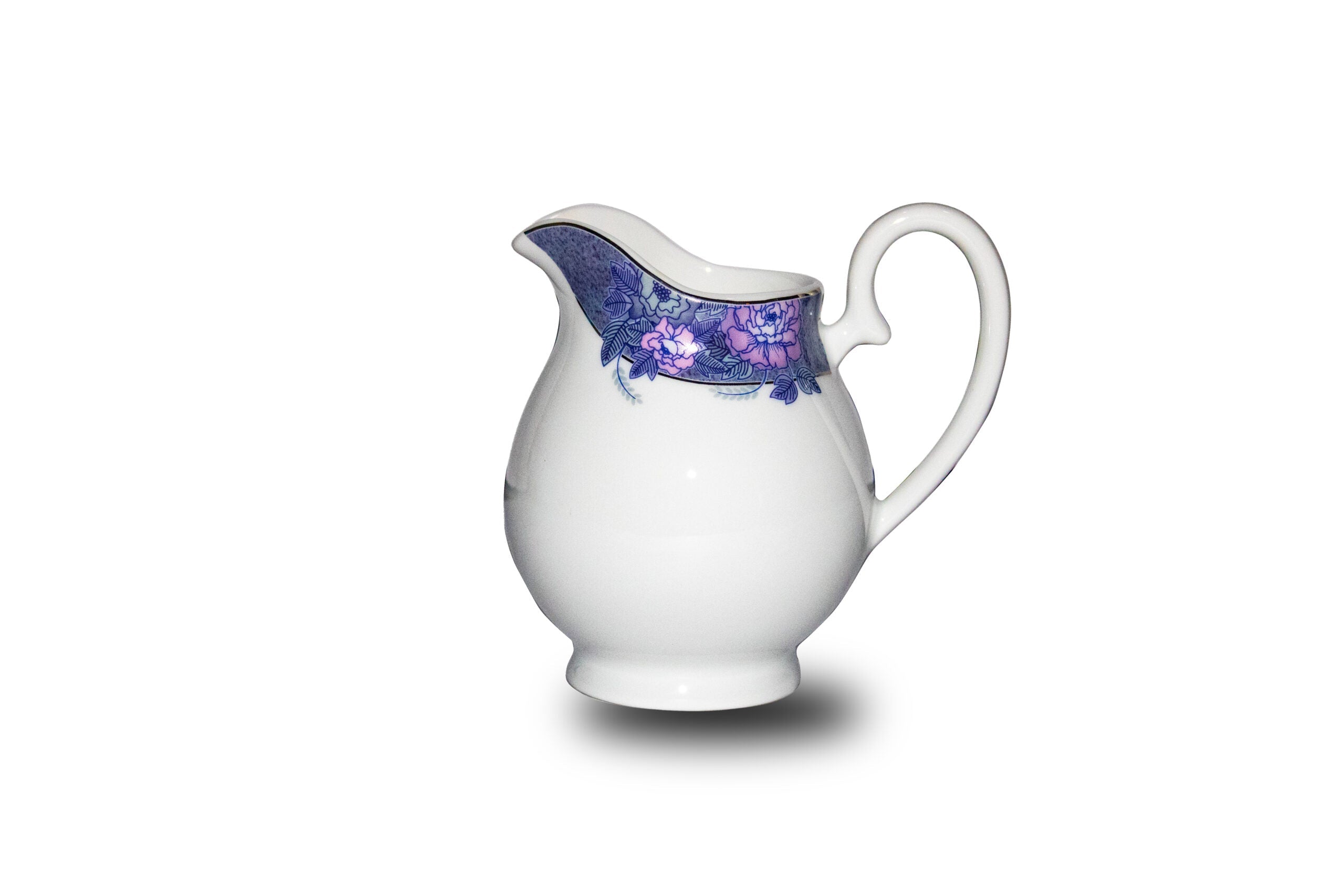 Azure Lavender Garden – 17 Piece Platinum Lining Tea Set