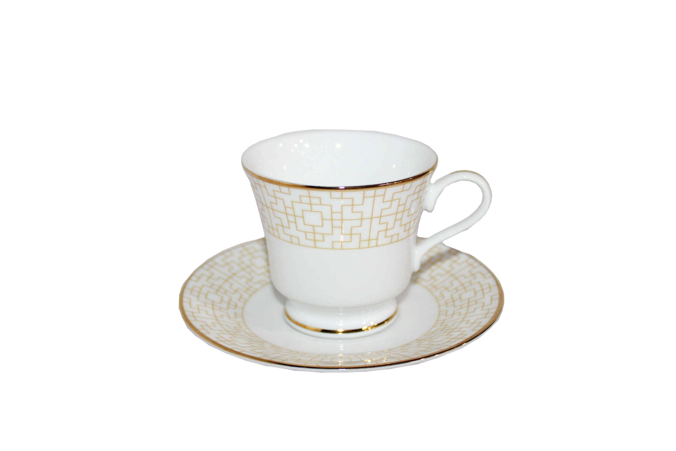 Azure by Dankotuwa Dimension – 12 Piece Gold Lining Tea Set