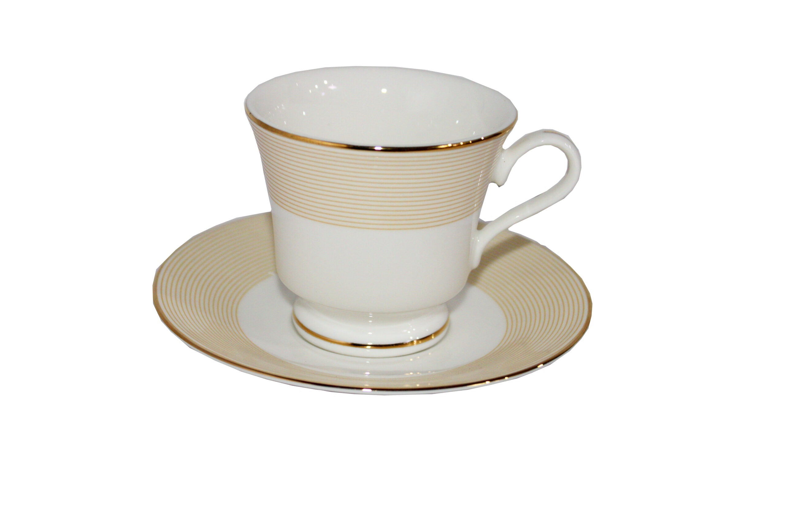 Azure by Dankotuwa Valentino – 12 Piece Gold Lining Tea Set