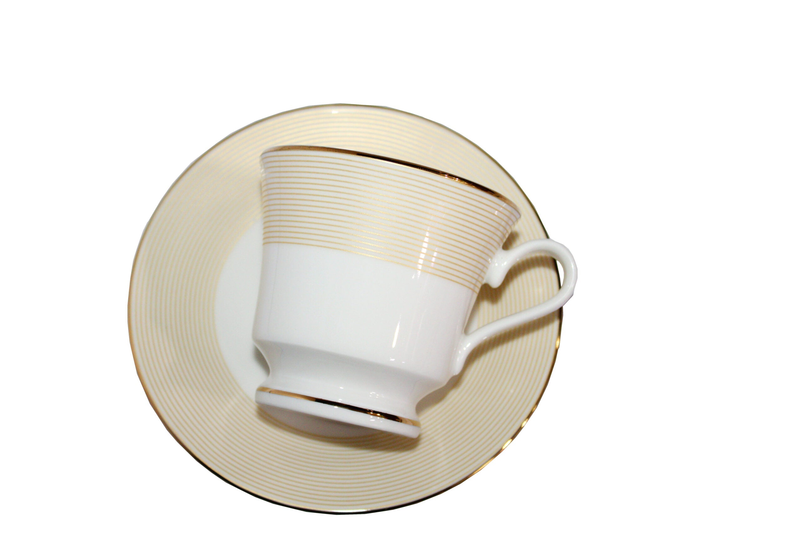 Azure by Dankotuwa Valentino – 12 Piece Gold Lining Tea Set
