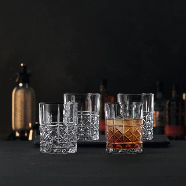 Spiegelau Elegance Cut Crystal Tumbler Set (6 Pieces) - 345ml German-Made Tumblers