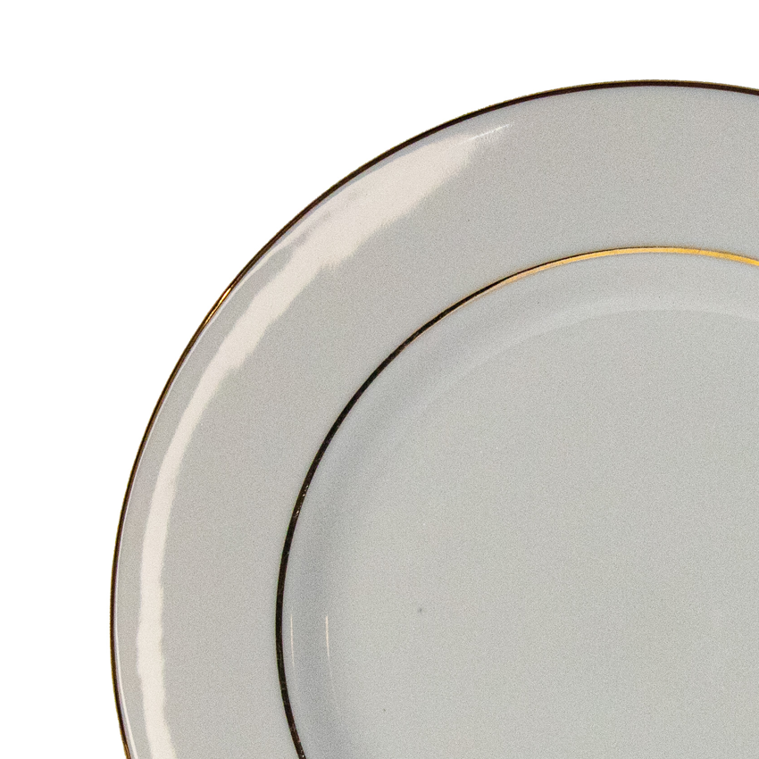Azure Opaline Gold – 21 Piece Gold Dinner Set