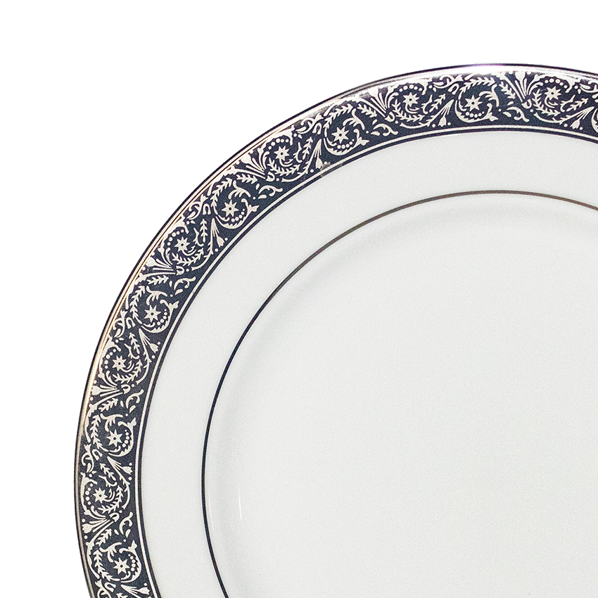 Azure Midnight Royale – 21 Piece Platinum Dinner Set