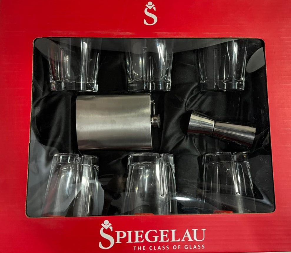 Spiegelau Havanna Whisky Tumbler Set (6 Pieces) - 324ml Crystal Glasses - Made in Germany