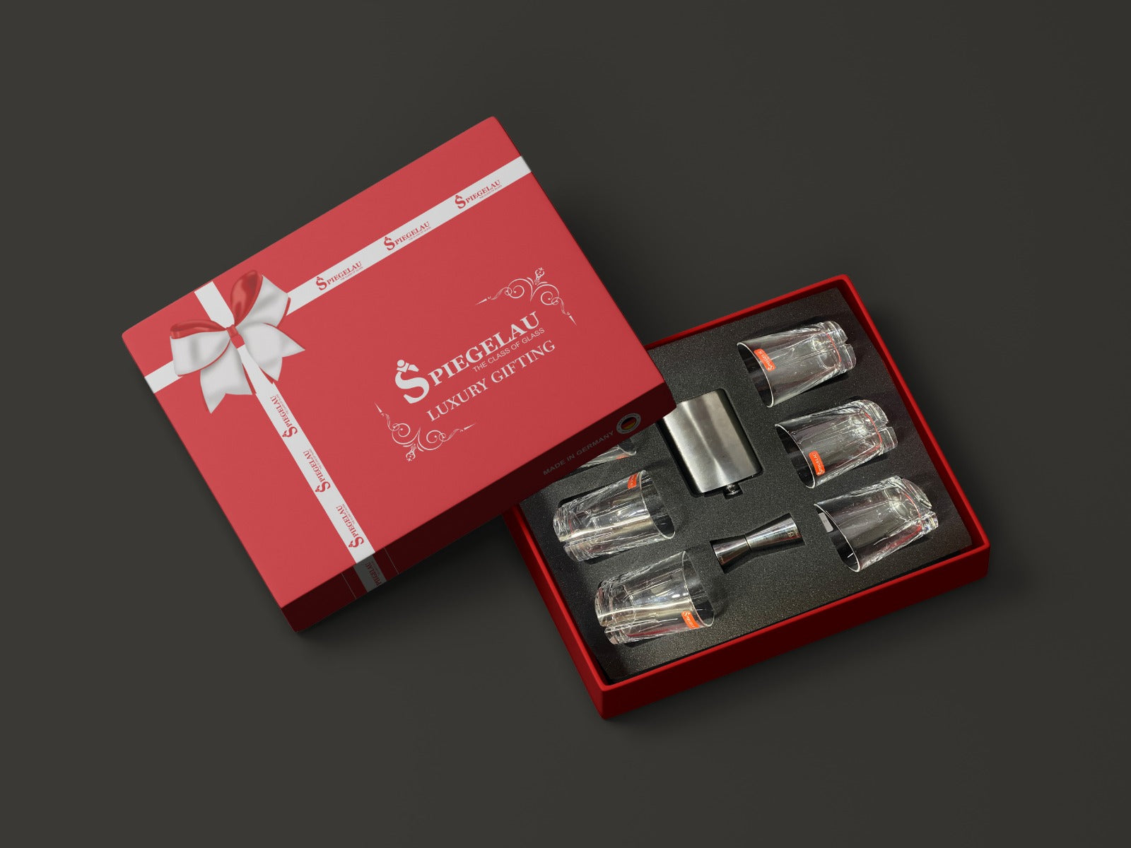 SPIEGELAU Havanna Whisky Gift Set – 8-Piece Premium Crystal Glassware