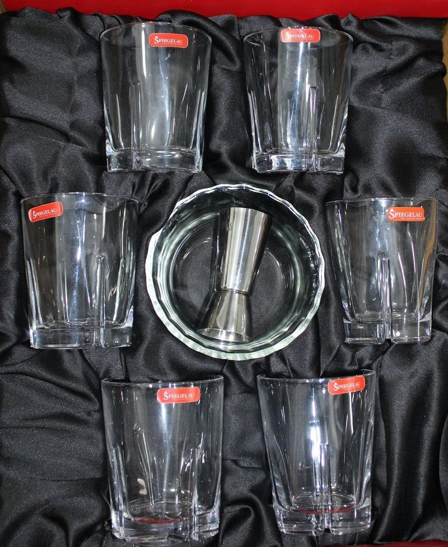 Havanna Whisky Tumbler Gift Set – 6pcs, 324ml | Premium Crystal Glass