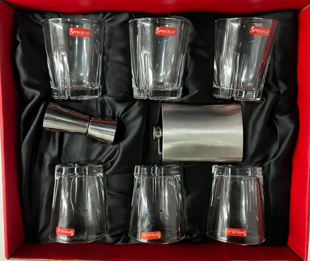 Spiegelau Havanna Whisky Tumbler Set (6 Pieces) - 324ml Crystal Glasses - Made in Germany