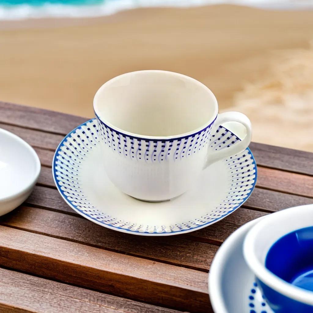 Azure Indigo Whisper – 12-Piece Tea Set