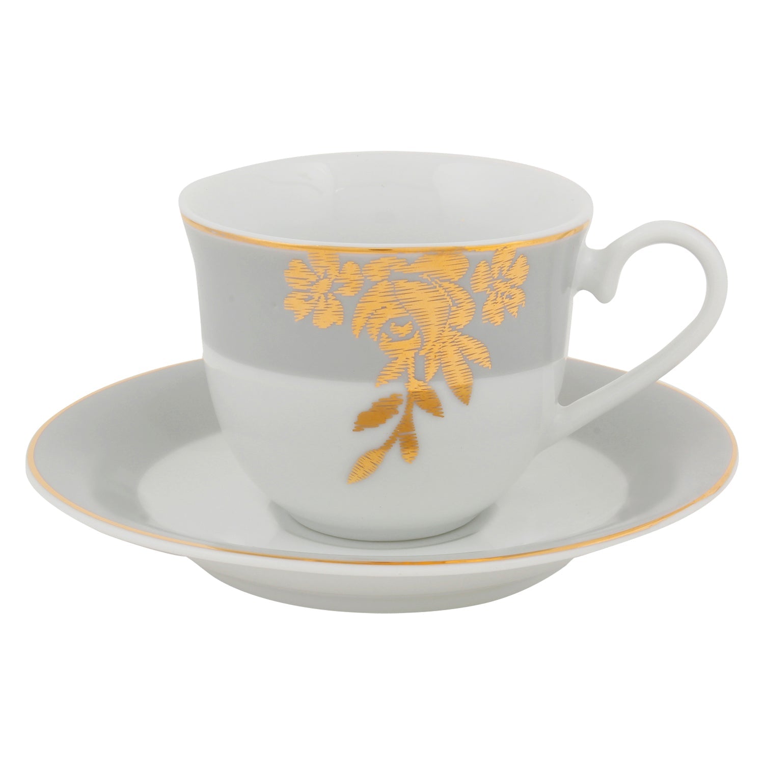 Azure Golden Whisper – 17 Piece Gold Lining Tea Set