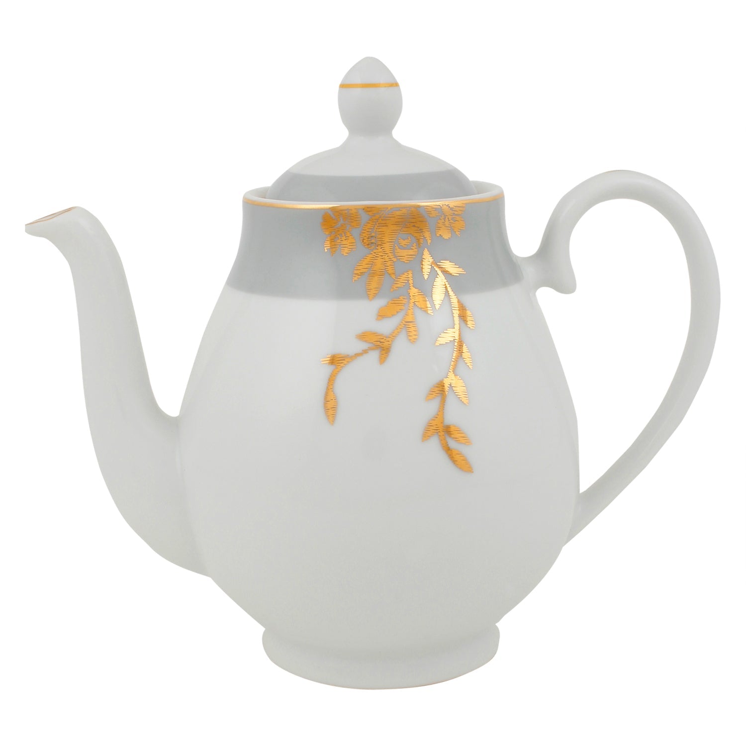 Azure Golden Whisper – 17 Piece Gold Lining Tea Set