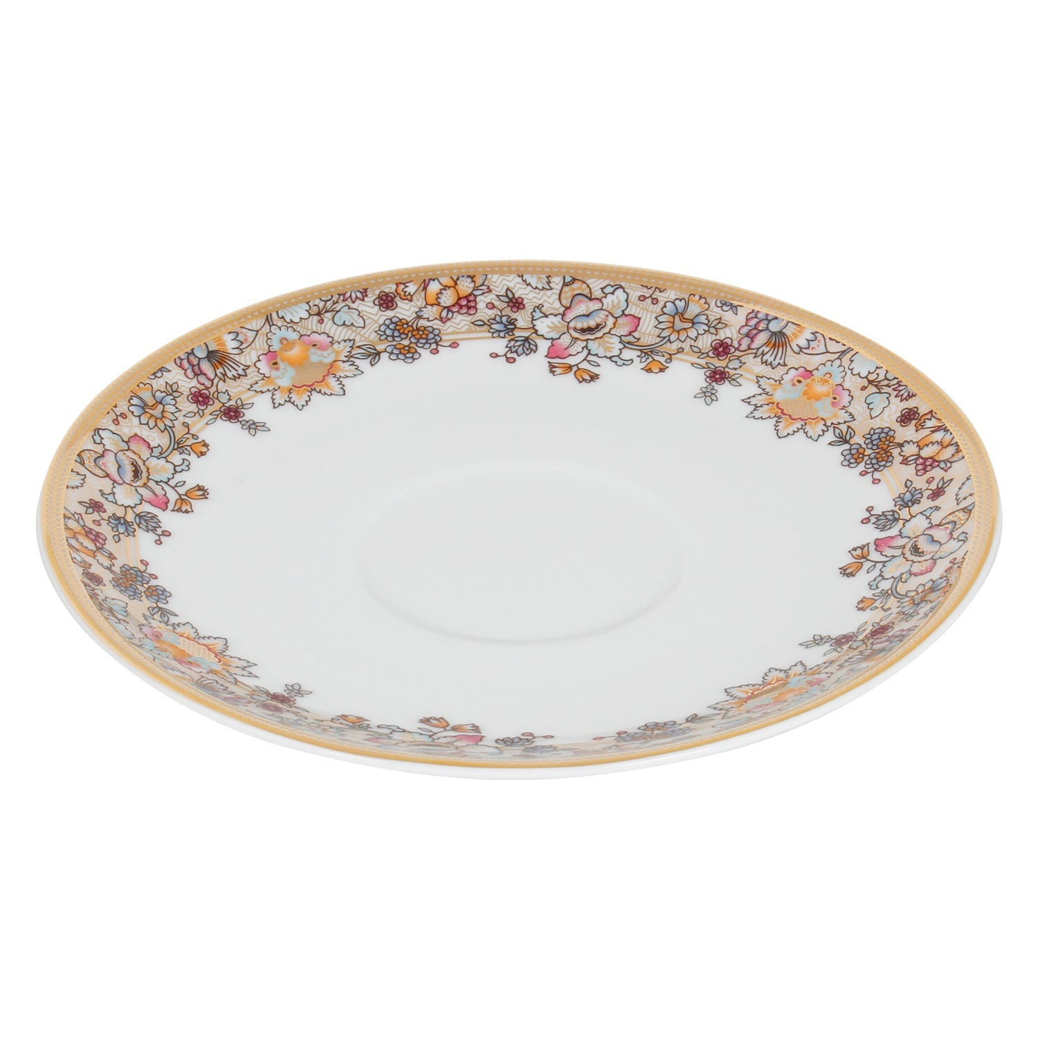 Formal 17-Piece Tea Set- Gold Trim