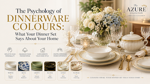The Psychology of Dinnerware Colours: What Your Dinner Set Says About Your Home