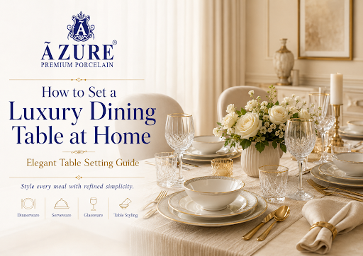 How to Set a Luxury Dining Table at Home