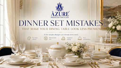 Dinner Set Mistakes That Make Your Dining Table Look Less Premium