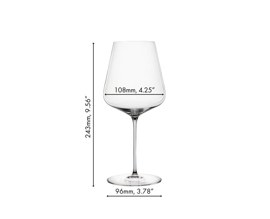 Spiegelau Definition Bordeaux Glass Set – 750ml, Set of 2