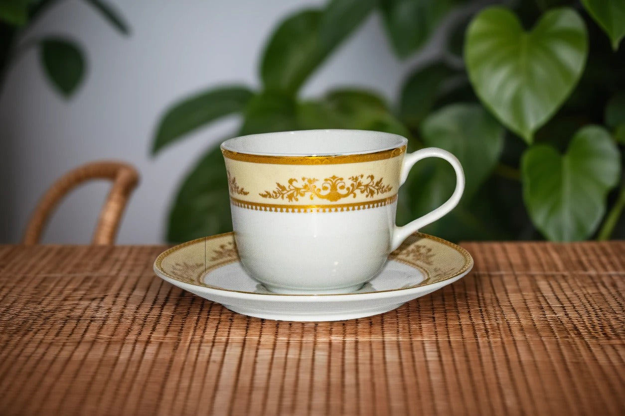 Azure Imperial Aurelia – 12 Piece Gold Lining Tea Set