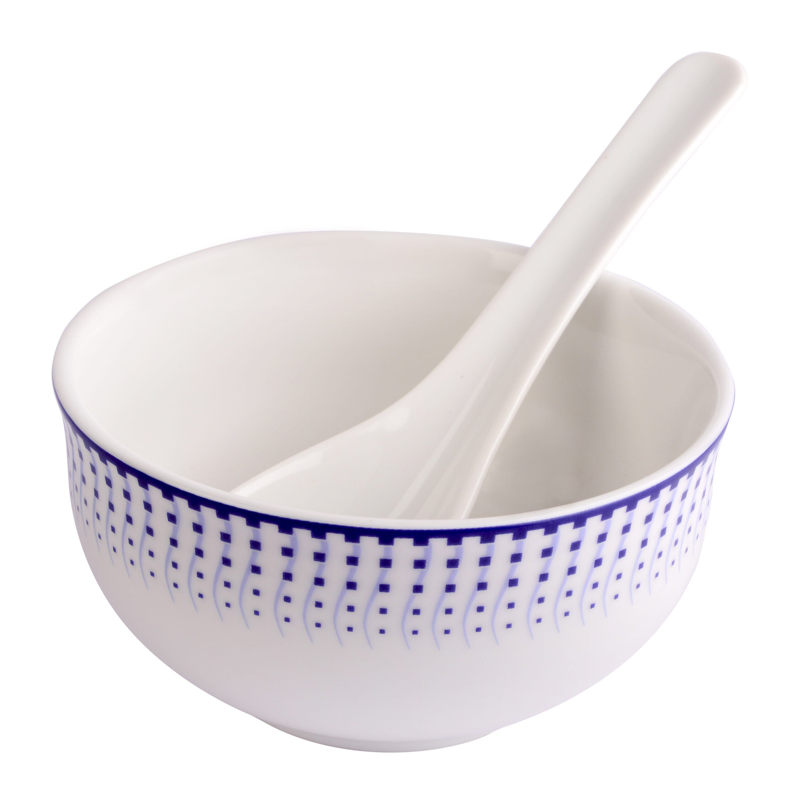 Azure Indigo Whisper – 21 Piece Dinner Set