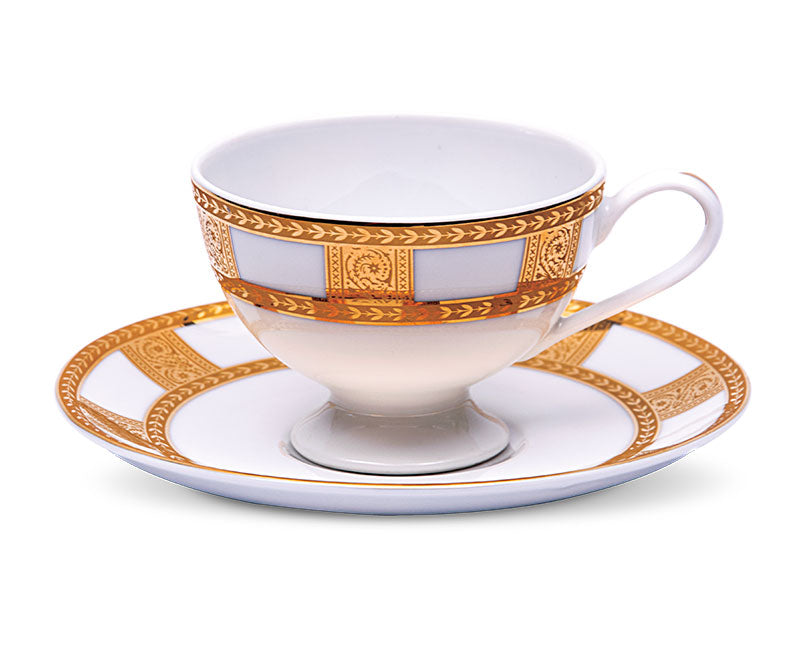Azure Imperial Gold – 12 Piece Gold Lining Tea Set
