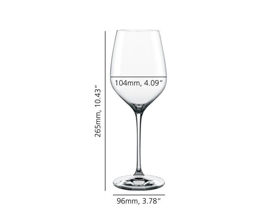 SPIEGELAU Topline Bordeaux Glasses – Set of 6