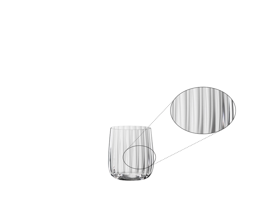 SPIEGELAU LifeStyle 4-Piece Whisky Tumbler Set – Crystal Glasses