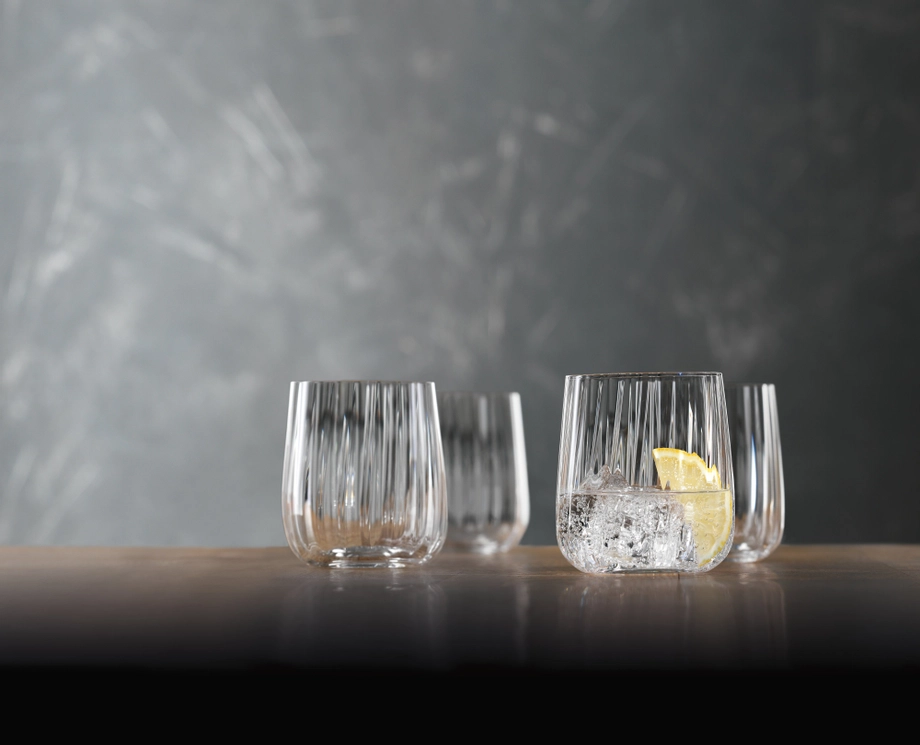 SPIEGELAU LifeStyle 4-Piece Whisky Tumbler Set – Crystal Glasses