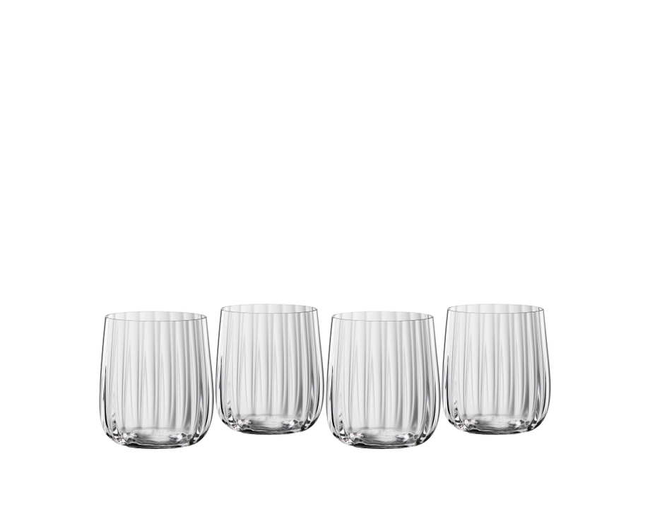 SPIEGELAU LifeStyle 4-Piece Whisky Tumbler Set – Crystal Glasses