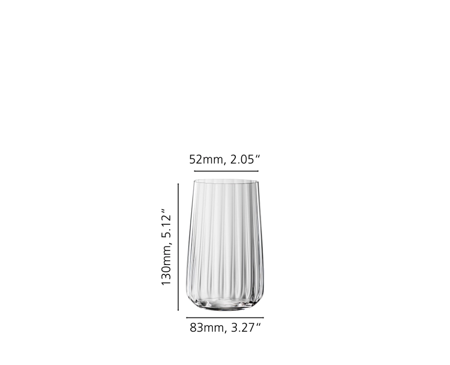 SPIEGELAU LifeStyle 4-Piece Long Drink Glass Set – Premium Crystal
