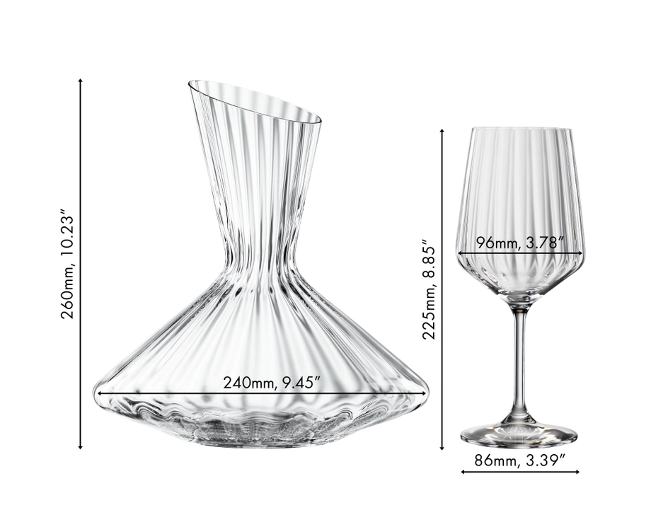 SPIEGELAU Lifestyle 3-Piece Decanter Set – Crystal Glass