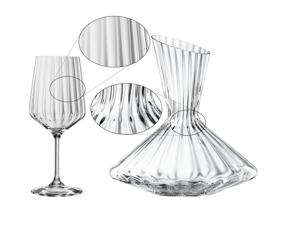 SPIEGELAU Lifestyle 3-Piece Decanter Set – Crystal Glass